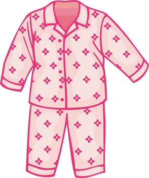 Boys Pajamas Clipart