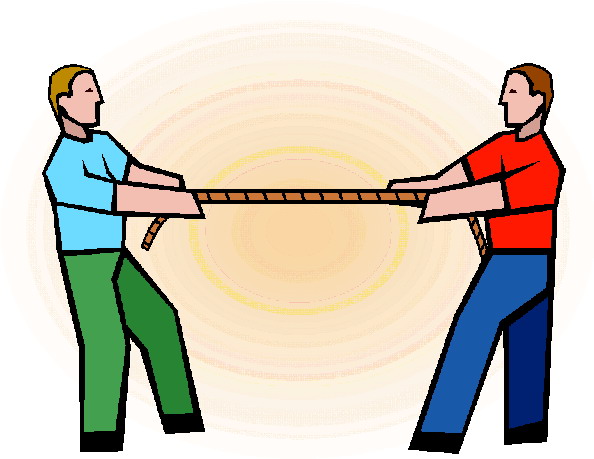 Tug-of-War Illustration: Competition, Teamwork, and Balance