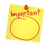 Important Note Clipart 