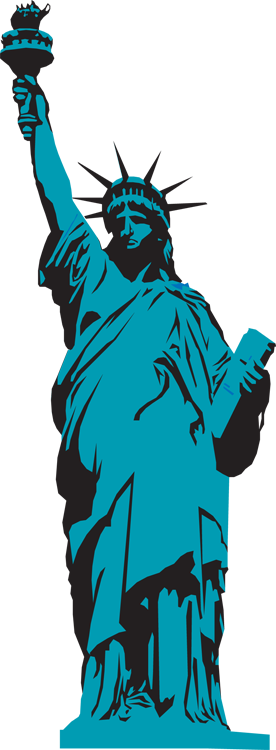 Statue of Liberty Icon - Symbol of Freedom and Democracy