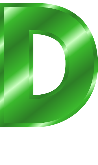 green letter d png - Clip Art Library