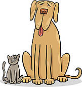 Small Big Dog Clipart 