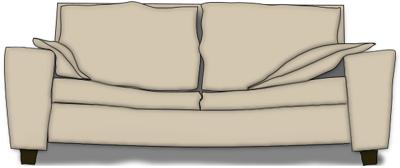 couch clip art - Clip Art Library