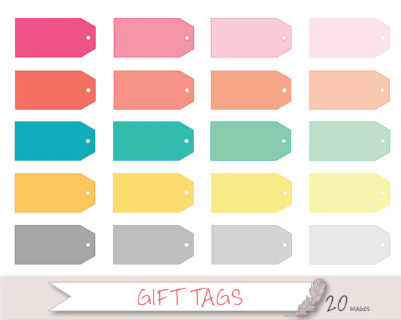 Christmas Luggage Tag Clipart 