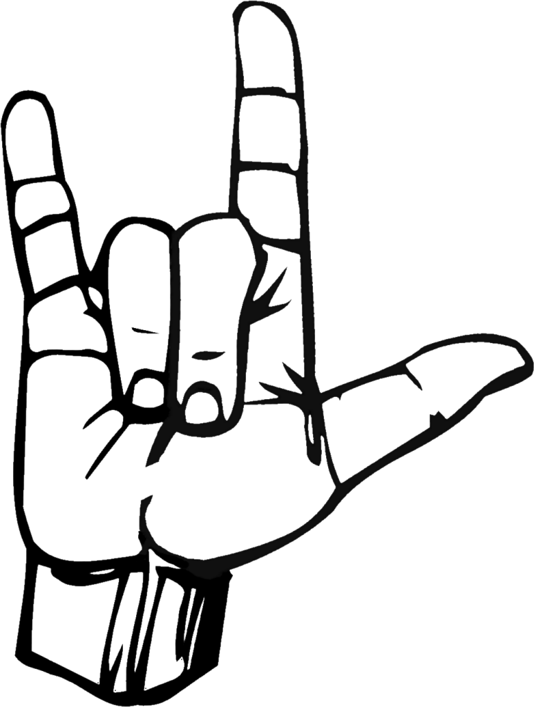 Clipart Sign Language Boy 