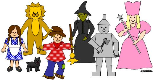 Wizard of Oz Character Illustration - Free Clip Art for Storytelling & Education