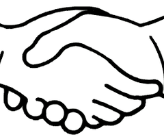 Handshake vector image free vector graphics download free clip art 