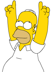 homer simpson drooling - Clip Art Library