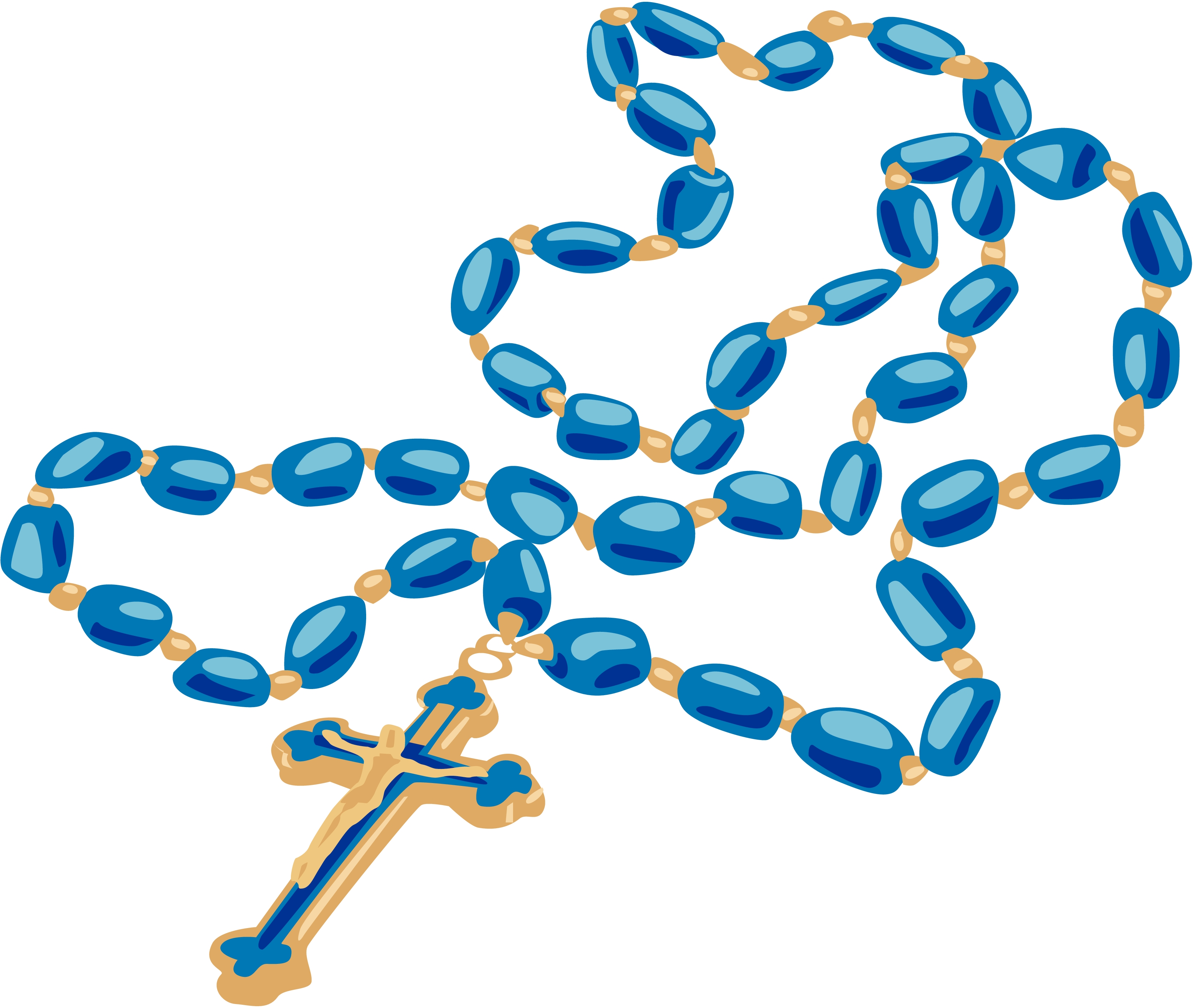 bible with rosary clip art