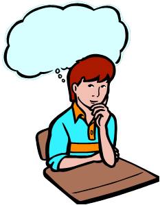 Student Thinking Deeply - Illustration of Critical Thinking and Learning