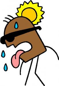 Too Hot Clipart 