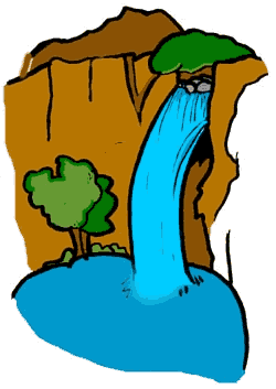 Water Fall Clipart 