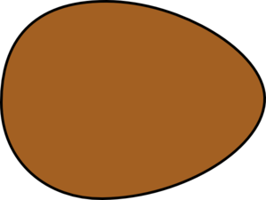 Brown Egg Clipart