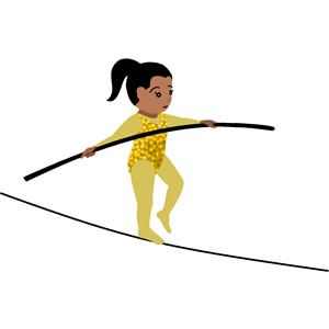Tightrope Clipart 