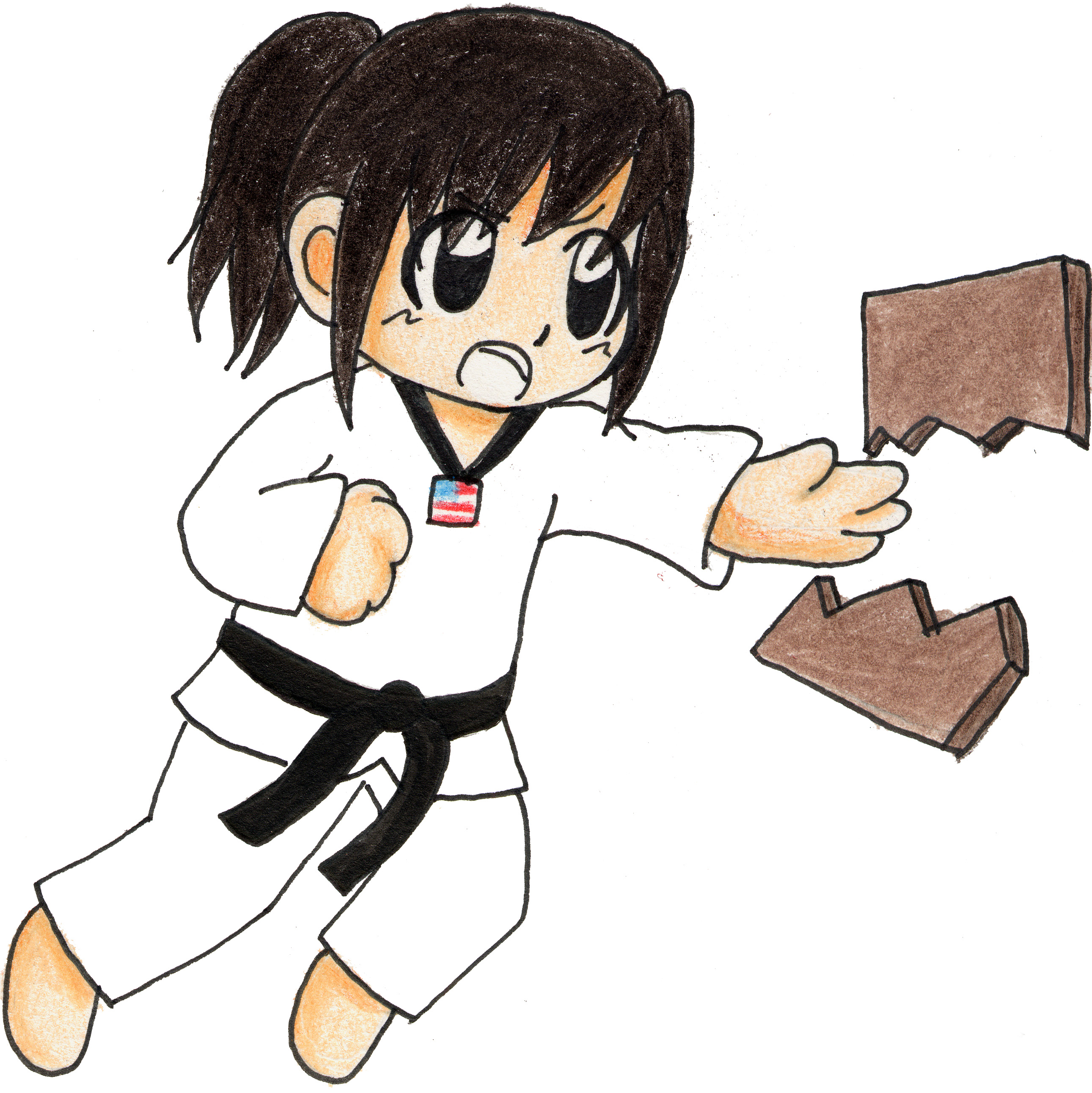 dibujos de taekwondo para dibujar - Clip Art Library