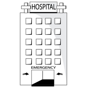 Hospital clipart 3 image 