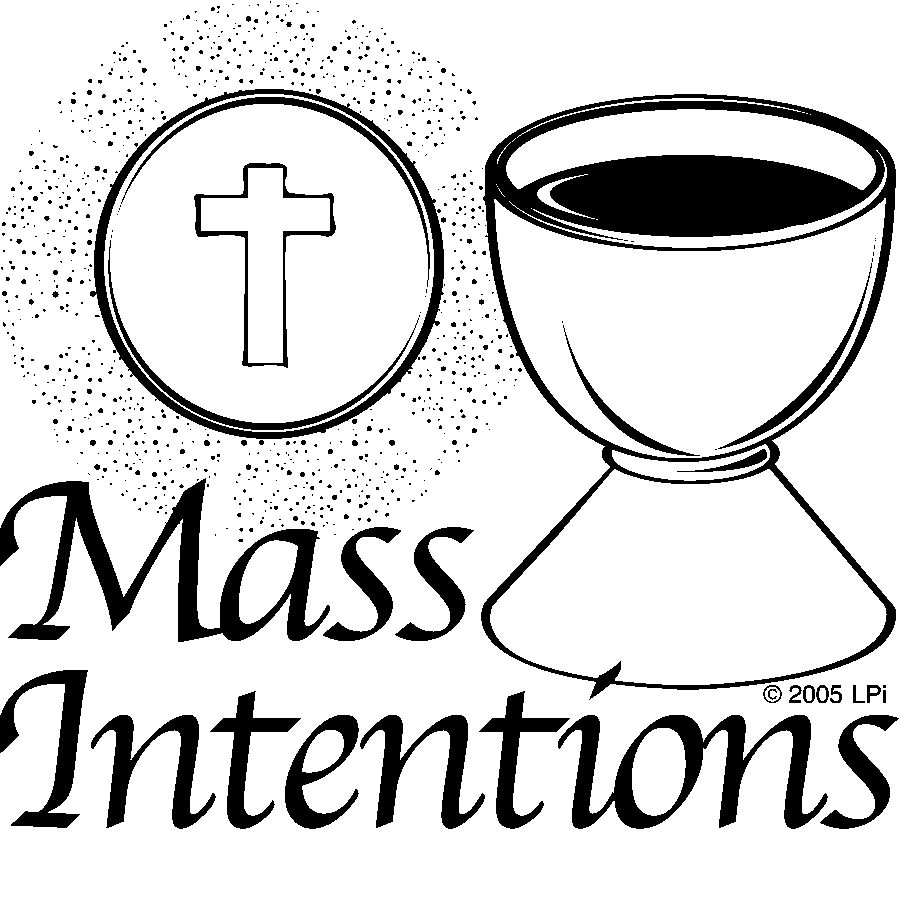 Mass Intentions Clipart 