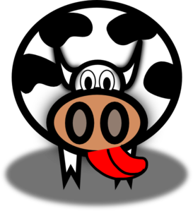 Fun Cartoon Cow Illustration - Free Download & Usage