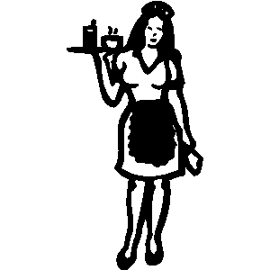Free Waitress Cliparts, Download Free Waitress Cliparts png images ...