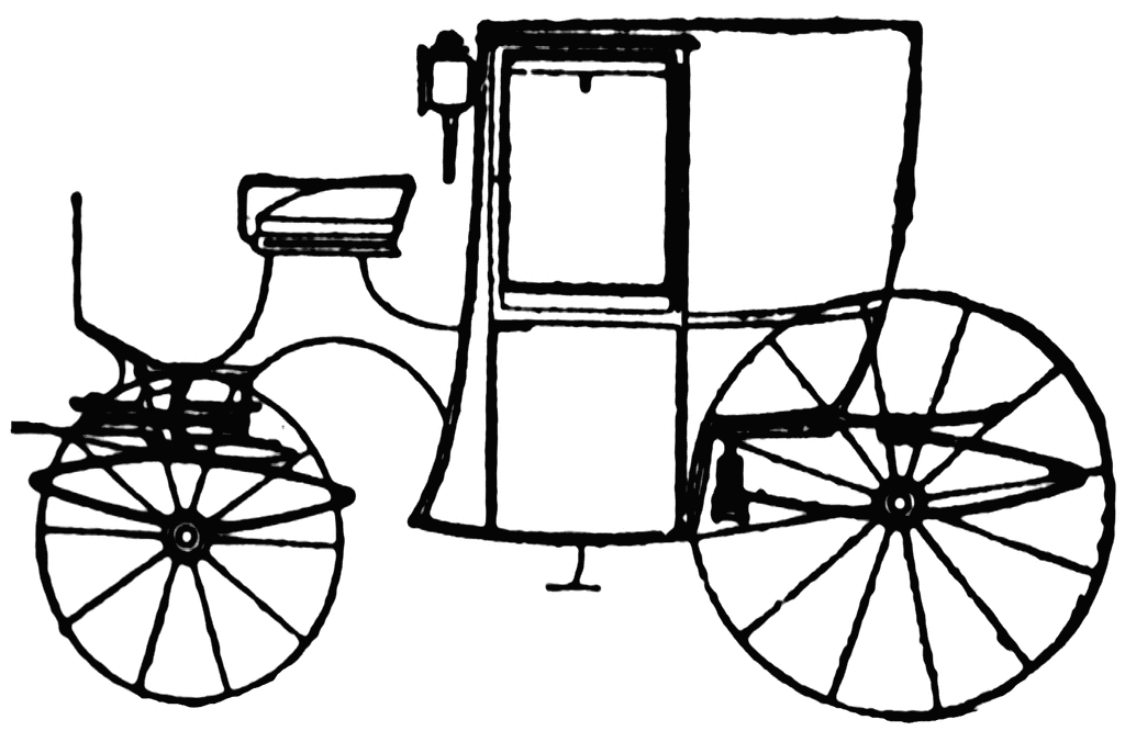 carriage clipart black and white - Clip Art Library