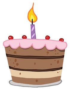 Happy Birthday Cake Illustration - Free Clipart for Celebrations