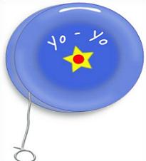 Classic Blue Yo-Yo Toy - Fun for Kids & Beginners