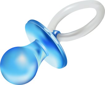 Baby Pacifier Clip Art - Clip Art Library