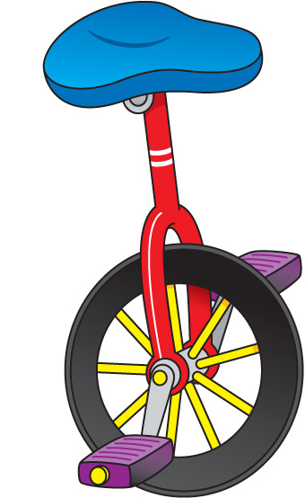 clipart picture of unicycle - Clip Art Library