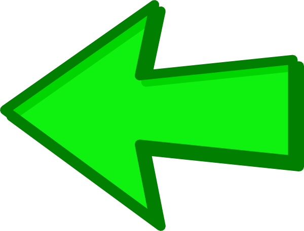 Green Arrow Green Left Clip Art 