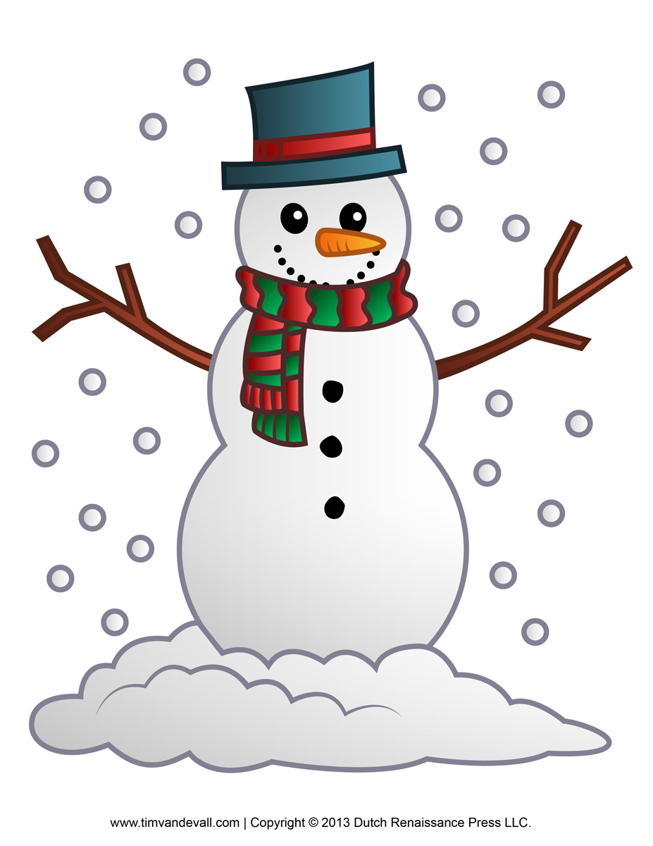 FREE Snowman Clipart (Royalty-free)