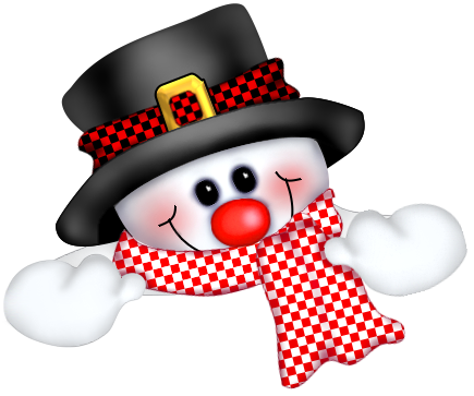 Cute Christmas Snowman Clipart