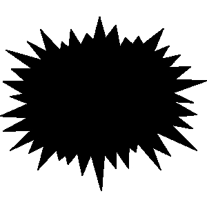Comic-Style Explosion Burst Graphic - Free Vector Illustration