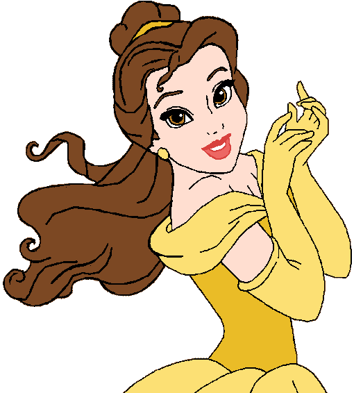 belle from beauty and the beast clipart - Clip Art Library