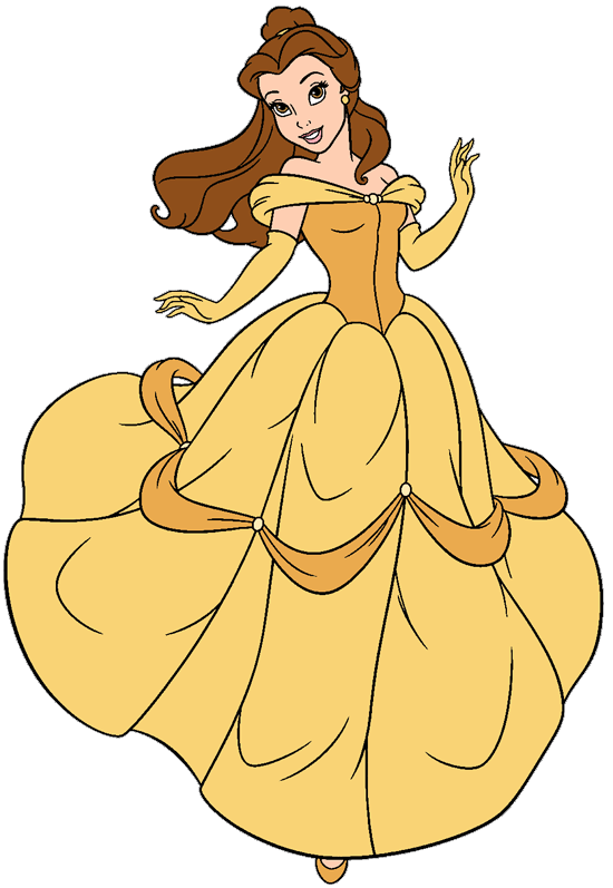Belle From Beauty And The Beast Clipart Clip Art Library 6048 | The ...