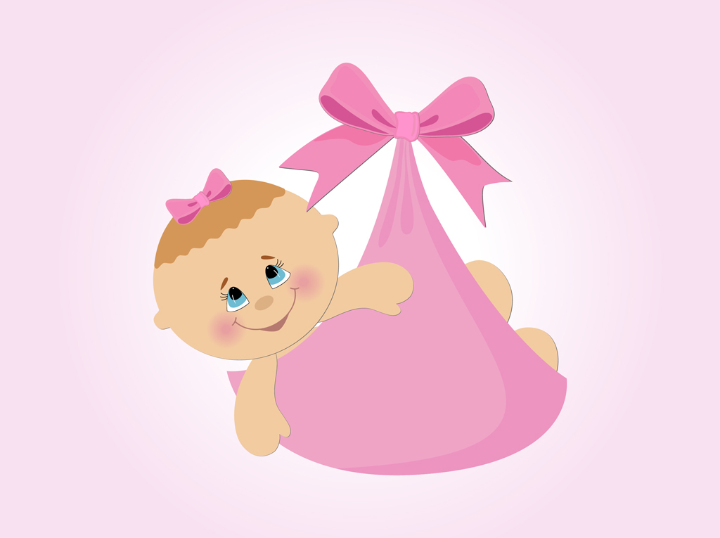 Newborn Baby Girl Clip Art Clipart Best - vrogue.co