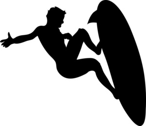 Surfing Clip Art Image