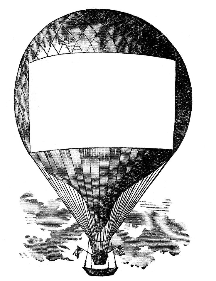 Hot Air Balloon *The Graphics Fairy LLC* 