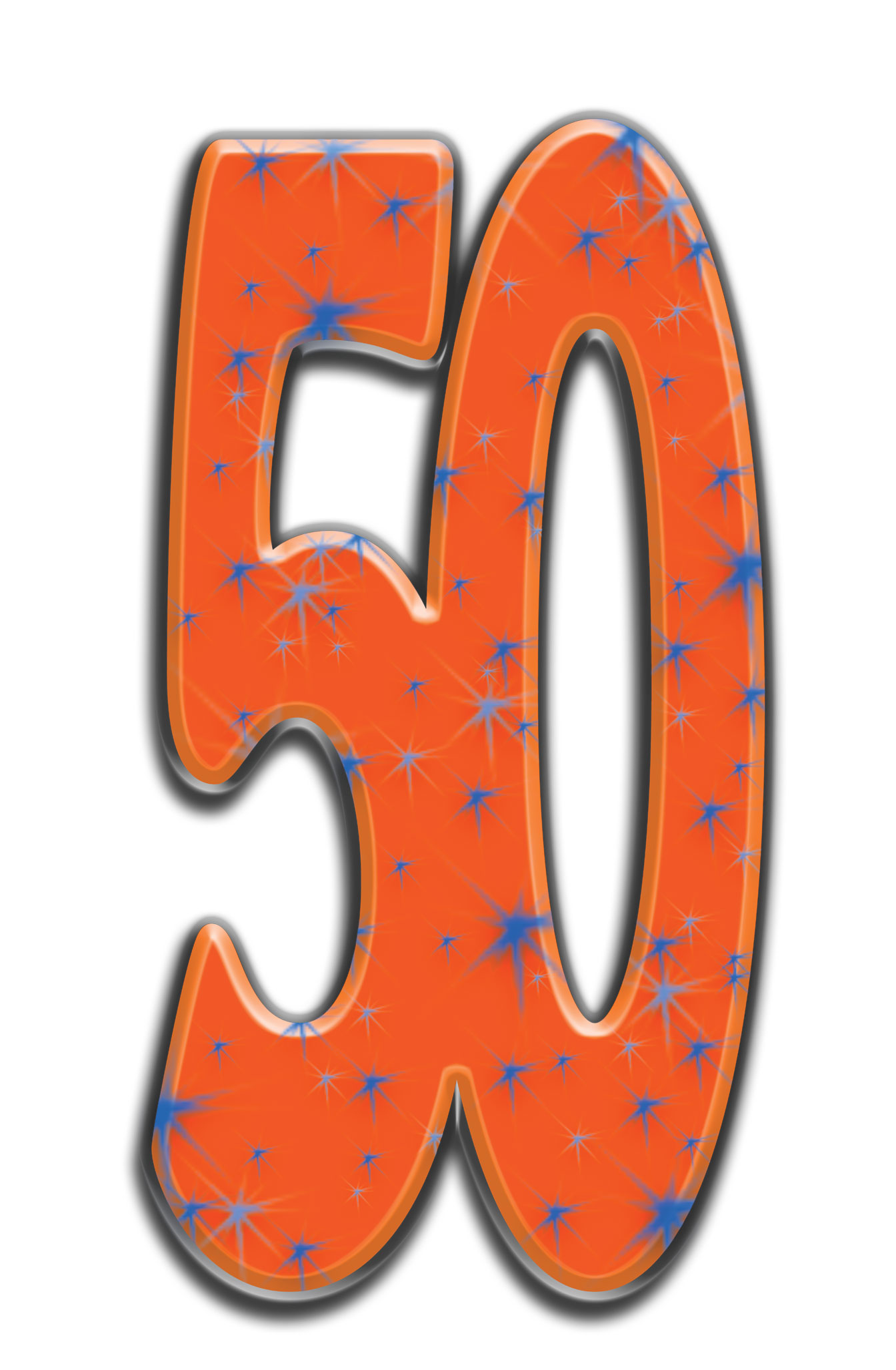 Celebrate Milestones With A Sparkling Number 50 Graphic 192368 