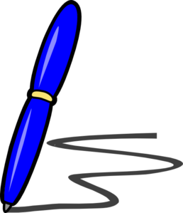 Blue Pen Clipart