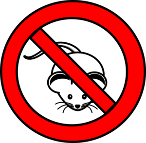 No Mice Sign - Rodent Control Symbol for Pest Prevention