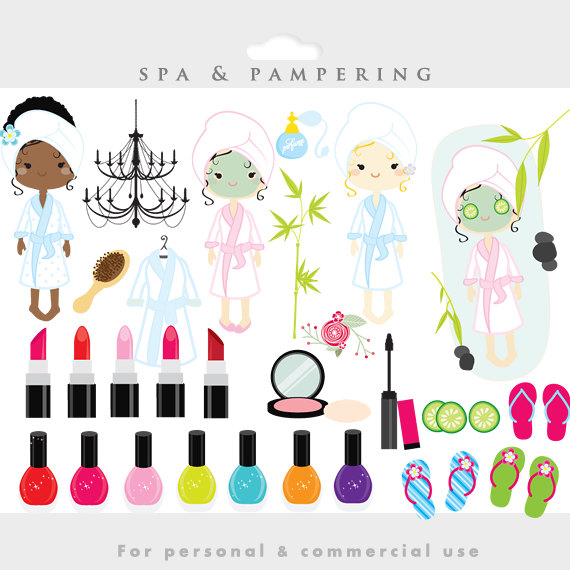 Popular items for spa clipart