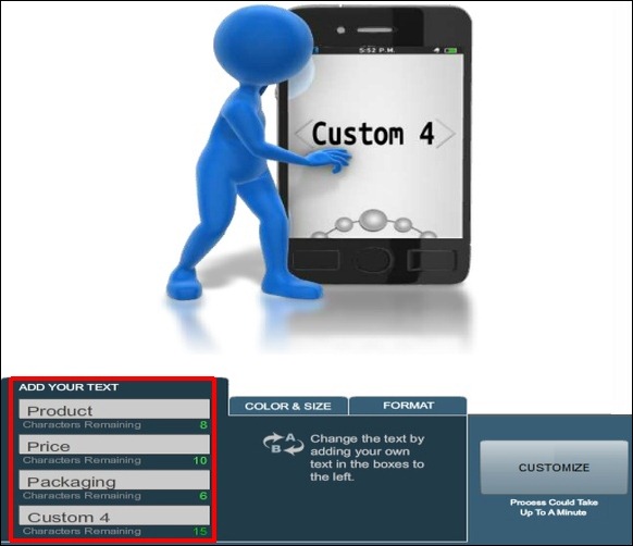Create Custom Smartphone Clipart For PowerPoint With Swipe Effect