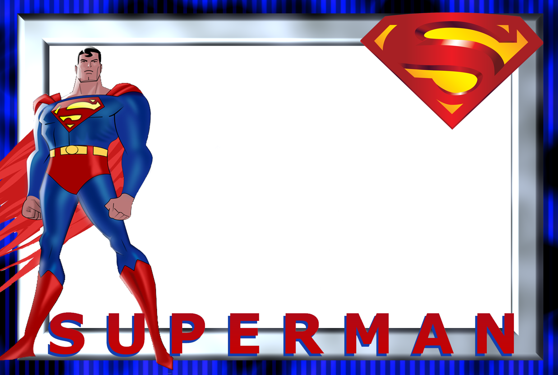 superman name tag template - Clip Art Library