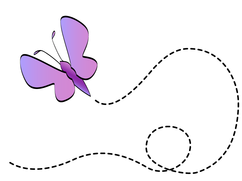 ClipArtLog Blog Archive Scroll Butterfly Clip Art 