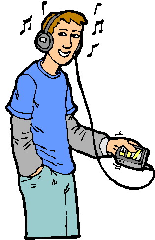 Listen To Music Clipart 