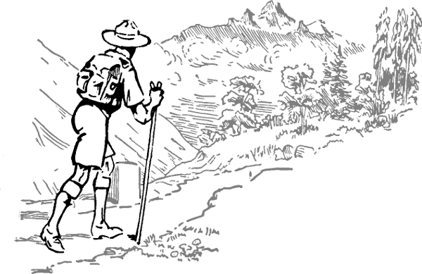 Backpacking Mountain Clipart