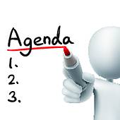 meeting agenda clipart