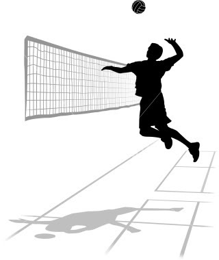 Volleyball Spike Clipart 