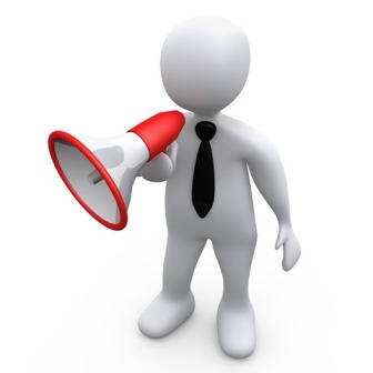 Megaphone Announcement Icon - Business Communication Visual