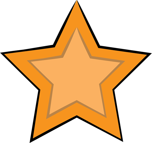 Gold Star Icon - Premium Rating & Favorite Symbol